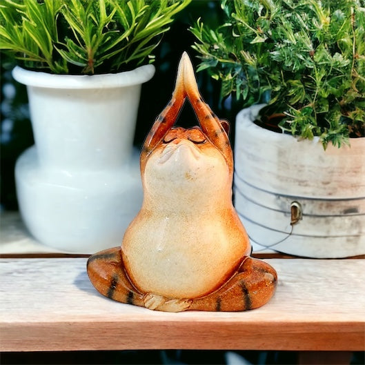 Cat Yoga Zen Ginger Ornament - The Renmy Store Homewares & Gifts 