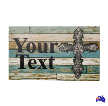 Cross Memorial Custom Personalised Sign - The Renmy Store Homewares & Gifts 