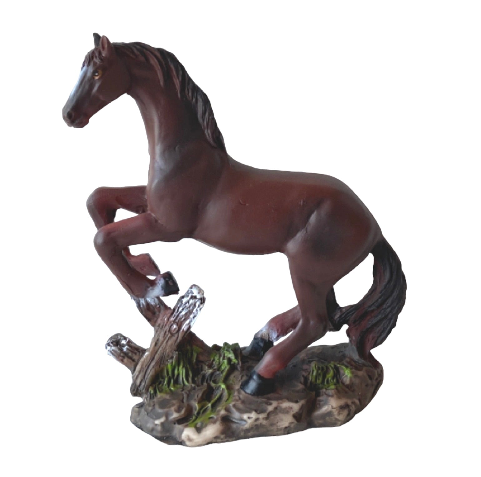 Horse Decorative On A Base Red - The Renmy Store Homewares & Gifts 