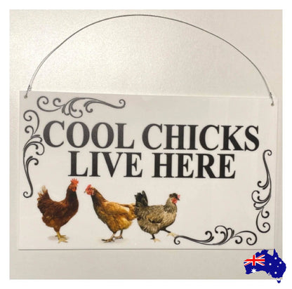 Chicken Hen Coop Your Text Custom Wording Sign - The Renmy Store Homewares & Gifts 