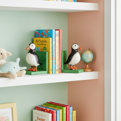 Kids Room - Puffin Bookends