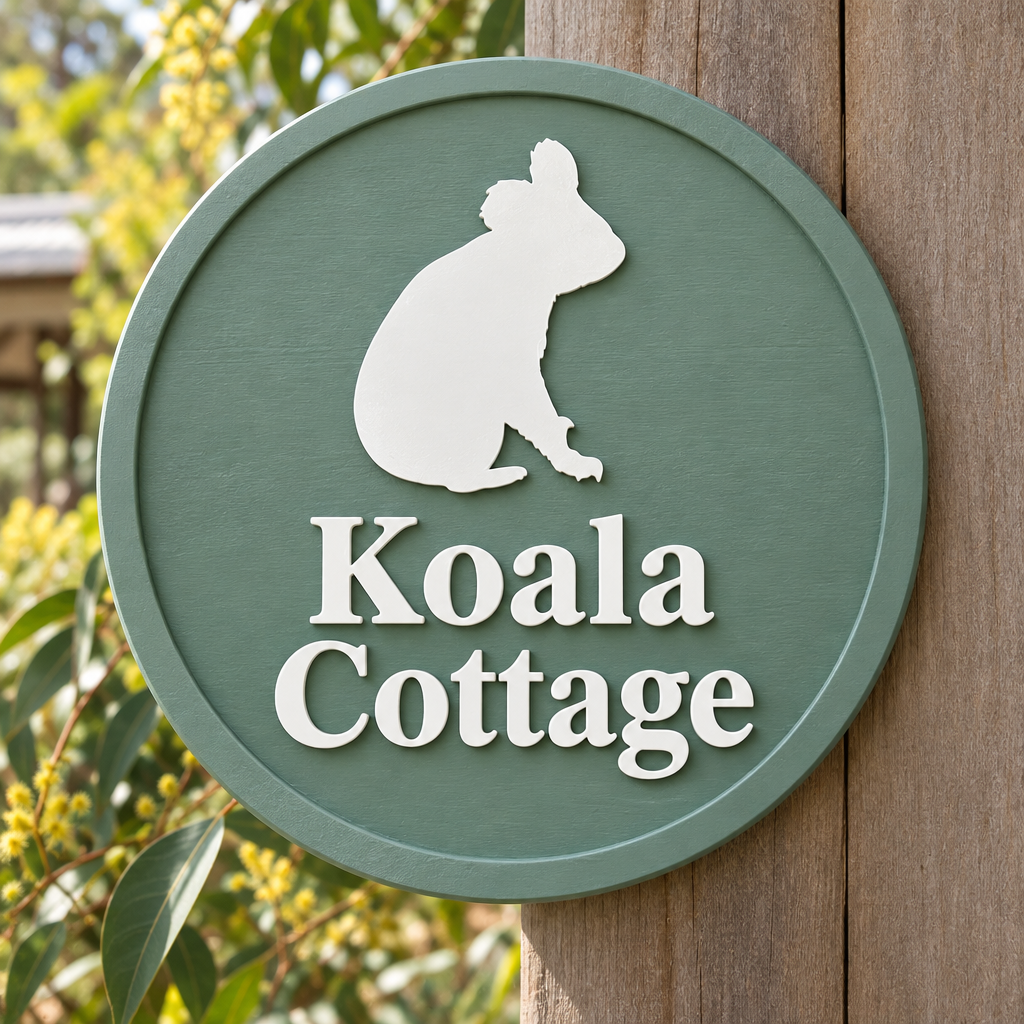 Koala Cottage sign preview