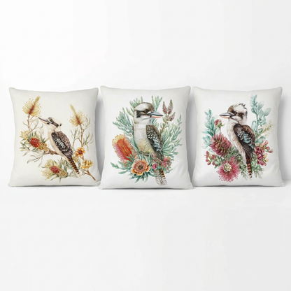 Kookaburra cushion cover range