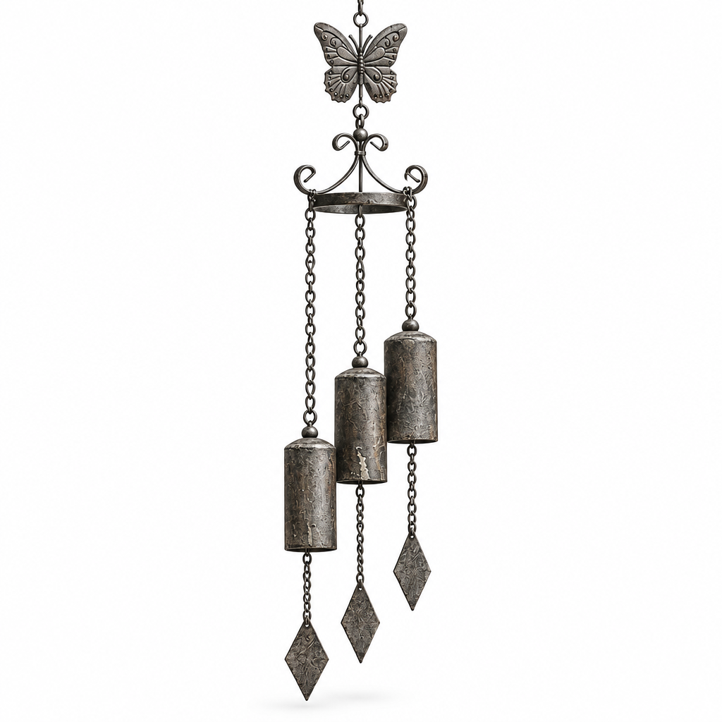 Main image concept for the 85cm butterfly wind chime