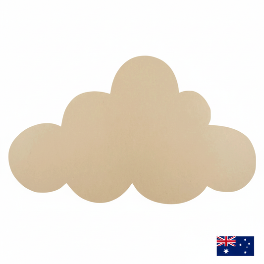 MDF cloud shape with Australian flag