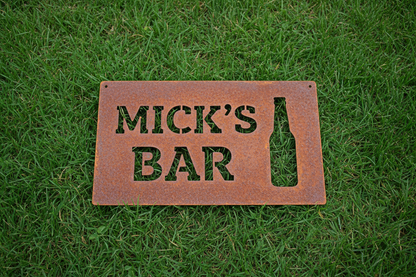 Mick's Bar flat lay
