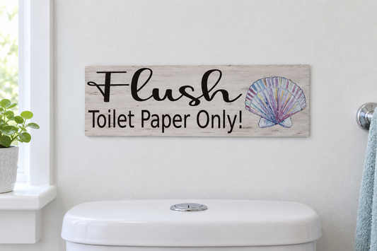 Mounted above toilet