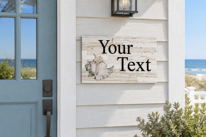 Mounted beside front door, Your Text placeholder
