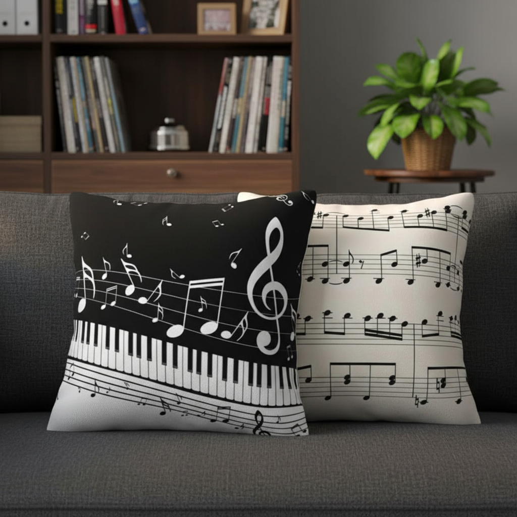 Music Cushion Covers — Lifestyle 1