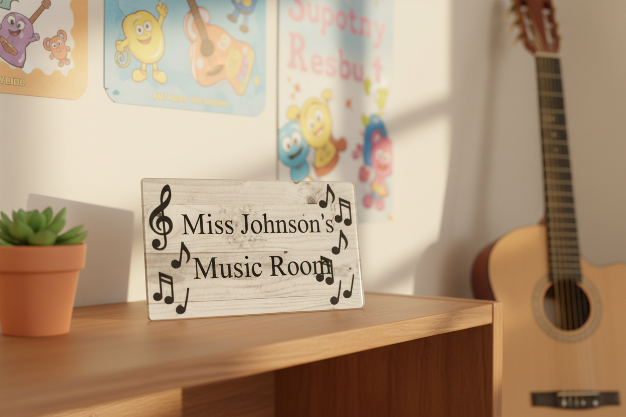 Music Sign Teacher Classroom