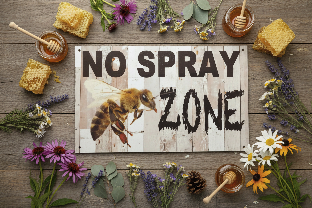 No Spray Zone - Flat Lay
