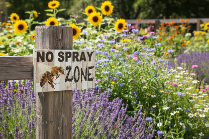 No Spray Zone - Organic Garden