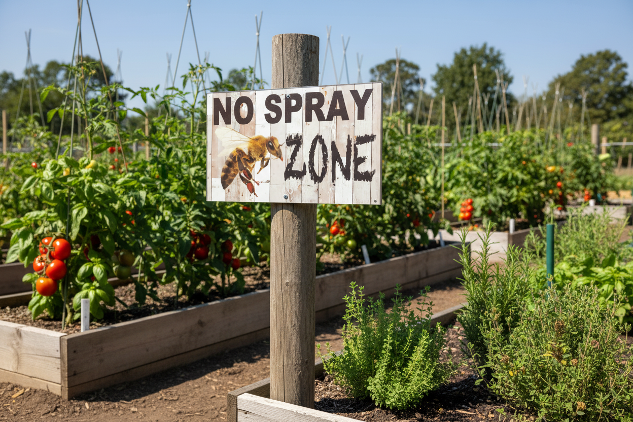 No Spray Zone - Veggie Patch