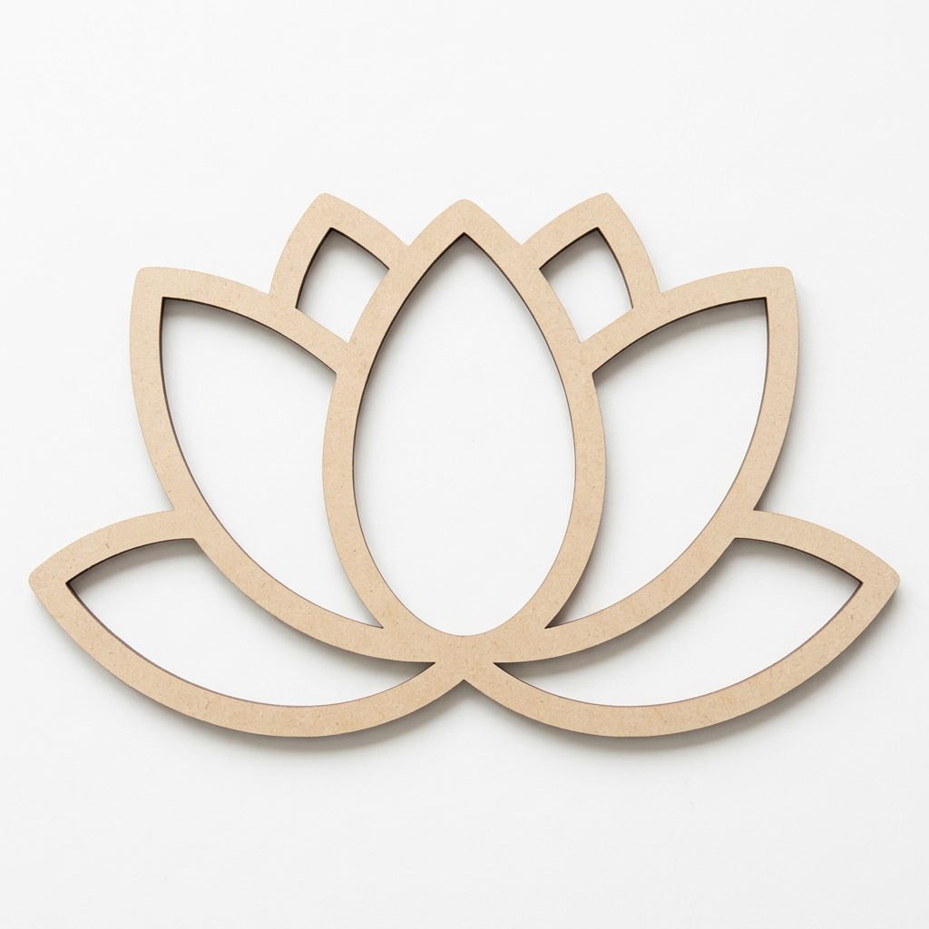Openwork MDF lotus matching your reference
