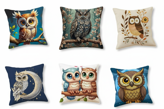 Owl Collection - White 3x2