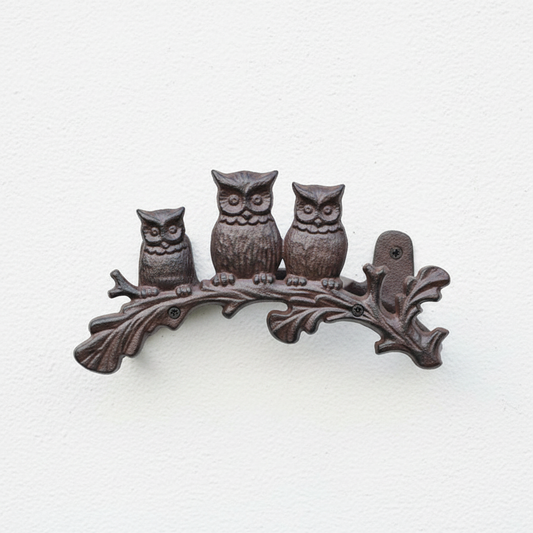 Owls Bracket Front View White Wall