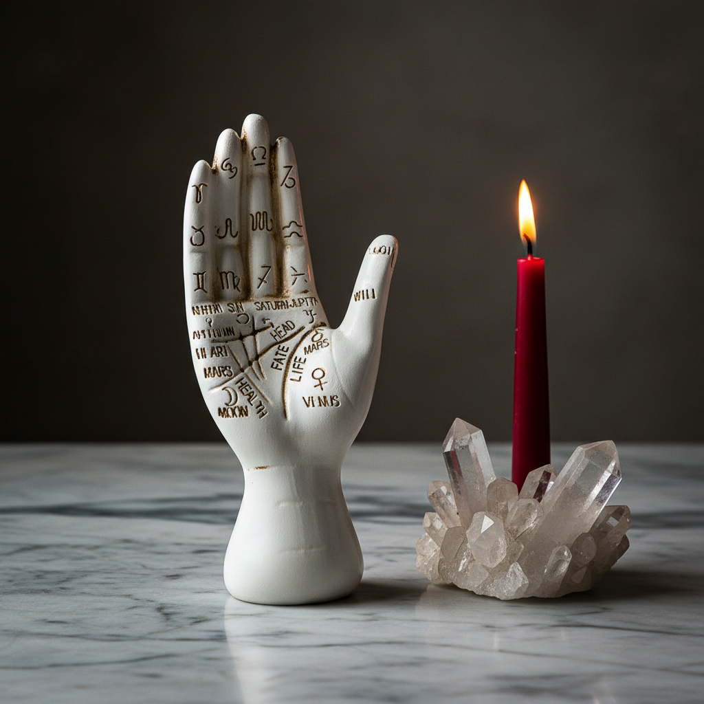 Palmistry hand — marble lifestyle