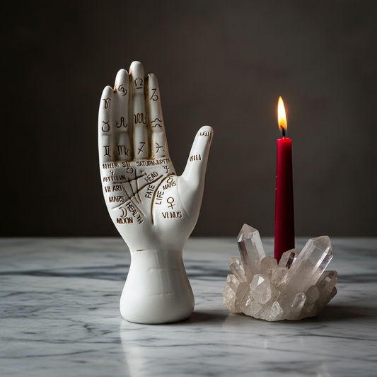Palmistry hand — marble lifestyle