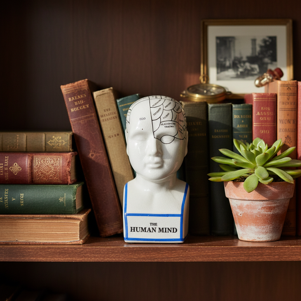 Phrenology Head - Bookshelf