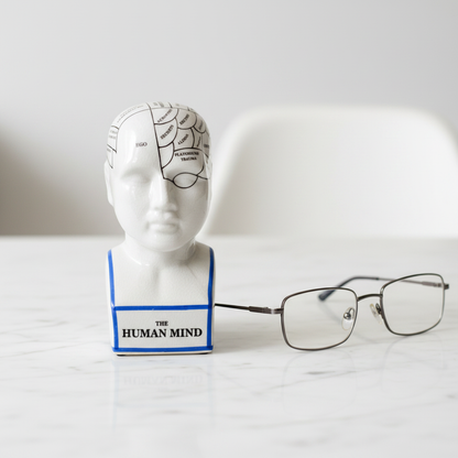 Phrenology Head - Marble Desk