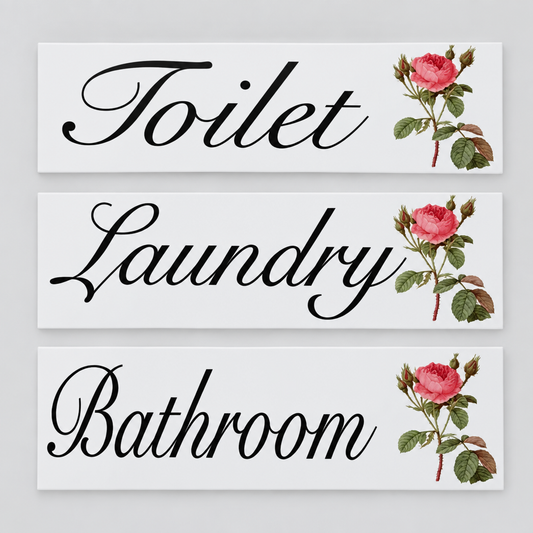 Pink Vintage Rose three-sign main image