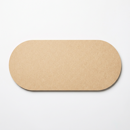 Plain MDF capsule panel