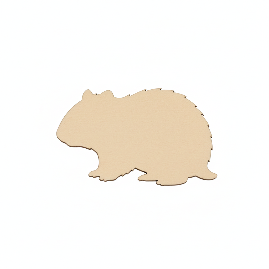 Plain MDF wombat cutout