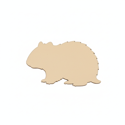 Plain MDF wombat cutout
