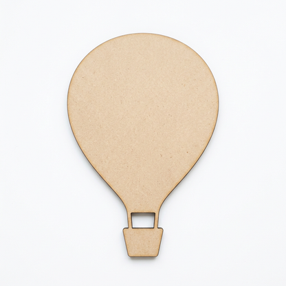 Plain solid MDF hot air balloon concept