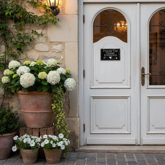 Please Use Other Entrance — café door lifestyle