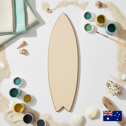 Pointed surfboard MDF shape coastal lifestyle image