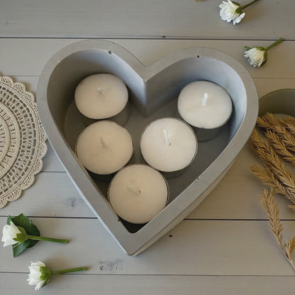 Planter Pot Love Heart Aussie Handmade Concrete