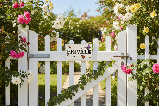 Private Sign - Garden Gate