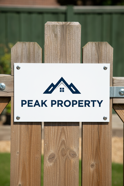 Real estate sign
