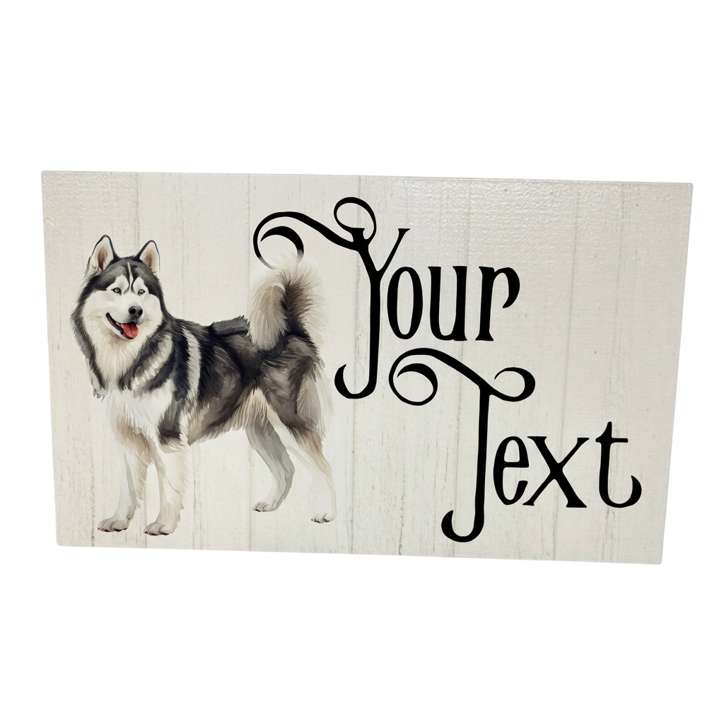 Revised Alaskan Malamute main image with tail clear of lettering