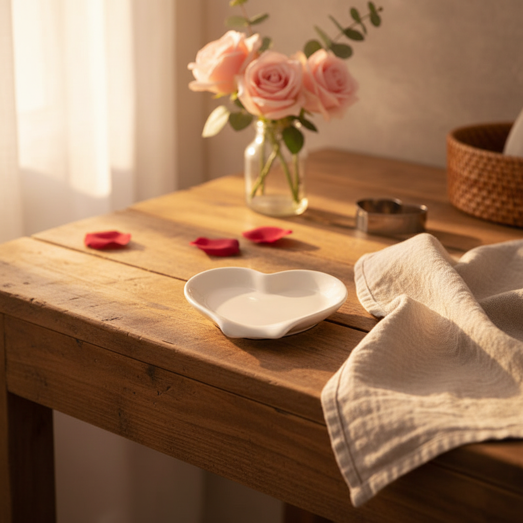 Romantic Valentine's Day styling