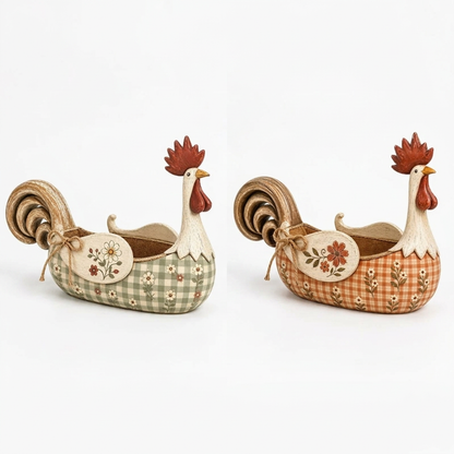 Rooster caddy colour options on white