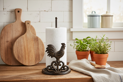 Rooster Paper Towel Holder Lifestyle 1