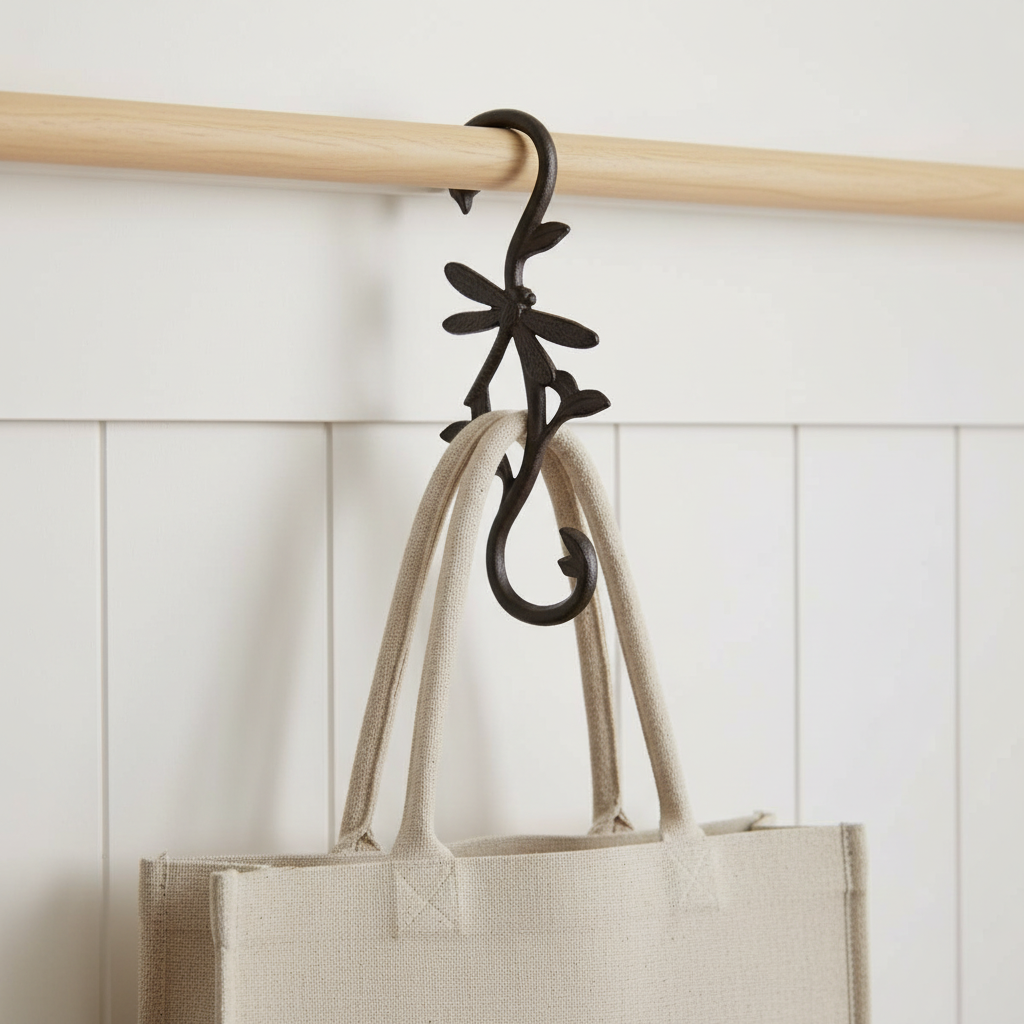 S Hook over clothes rail - Tote bag