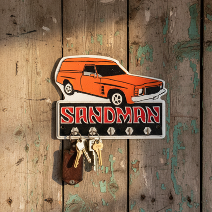 Sandman Holden Key Hook Rack Vintage Cast Iron 22cm