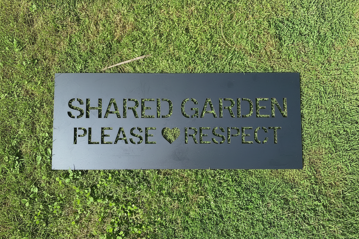 Shared Garden Please Respect