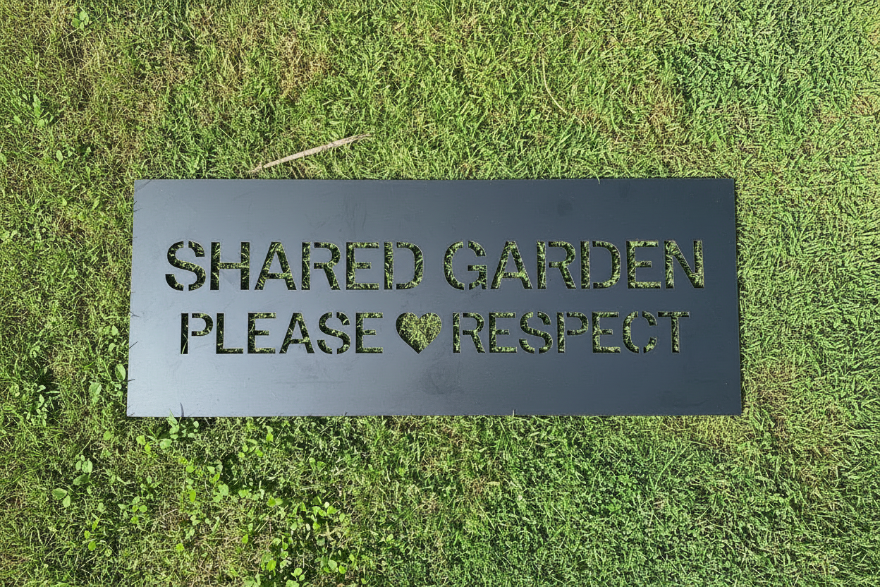Shared Garden Please Respect