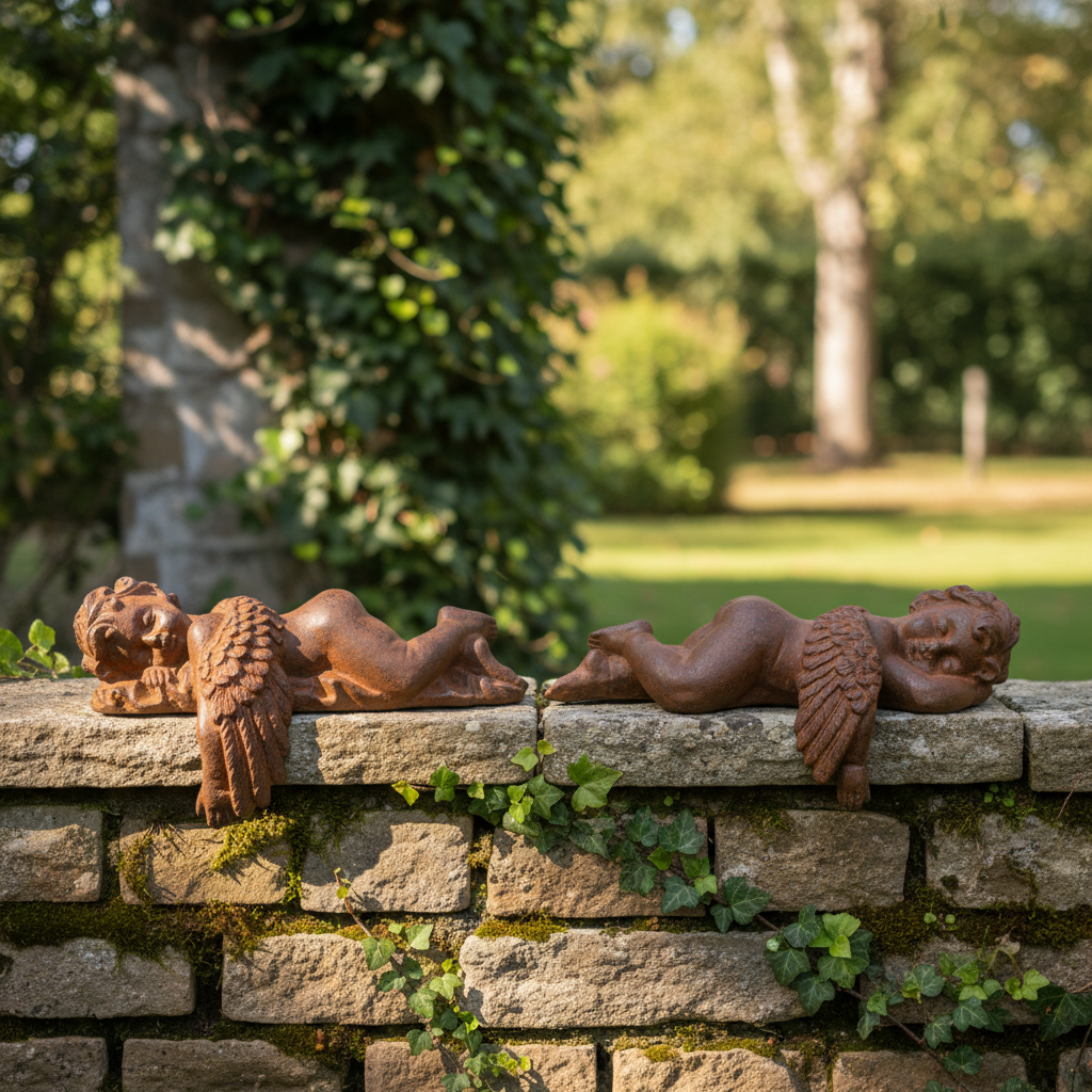 Sleeping Cherub Angel Statues — garden lifestyle