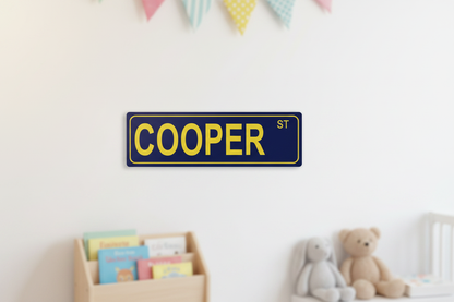 Street Sign Kids Bedroom
