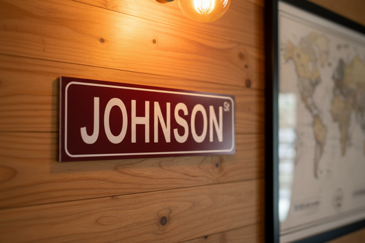 Street Sign Man Cave Lifestyle