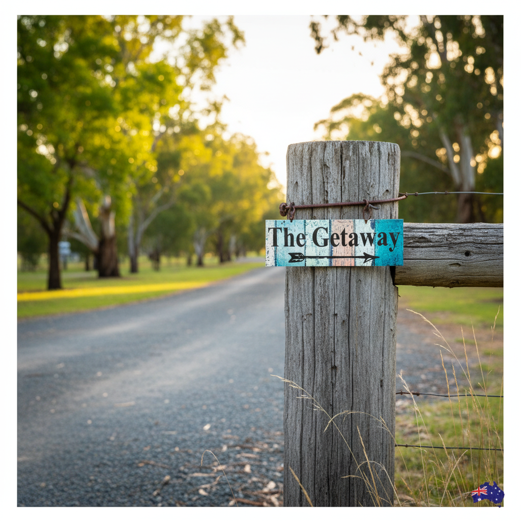 The Getaway lifestyle sign