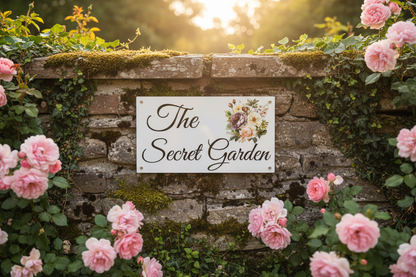 The Secret Garden Sign