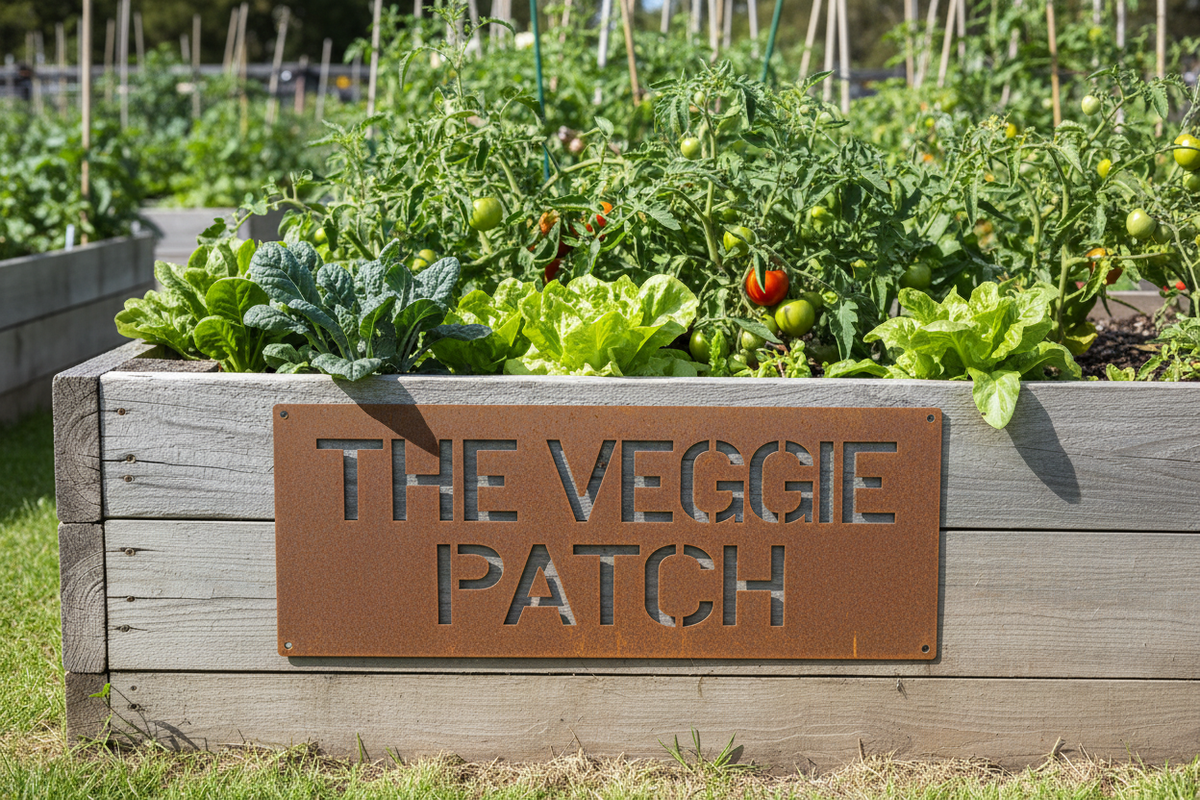 The Veggie Patch rusty lifestyle