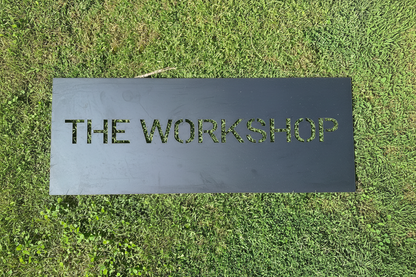 The Workshop sign