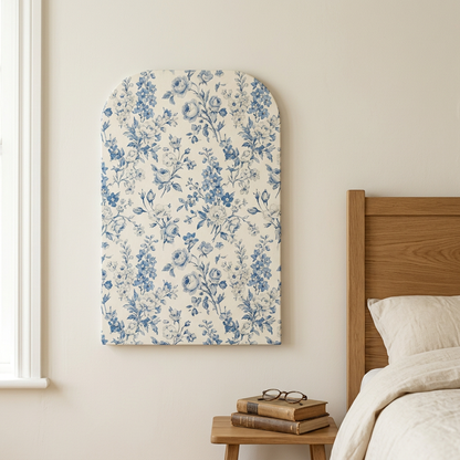 Thin MDF panel with cottage floral decoupage